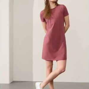 Athleta Essential Tee Dress Rosewood